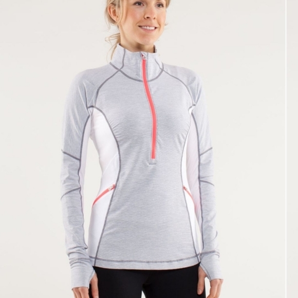 lululemon athletica Jackets & Blazers - Lululemon Athletica Race With Grace Half Zip  Size: 10